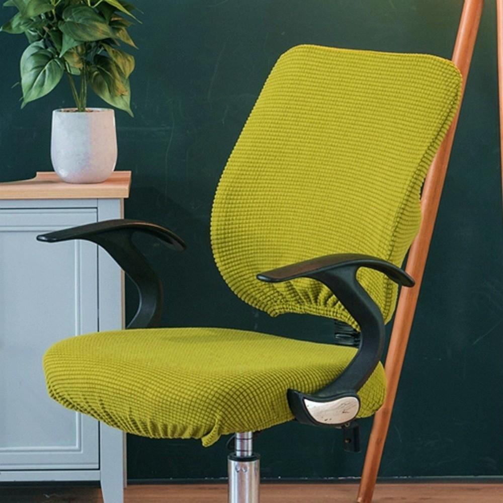 2Pcs/Set High Elastic Office Chair Covers Thicken Armchair Cover New Computer Chair Cover
