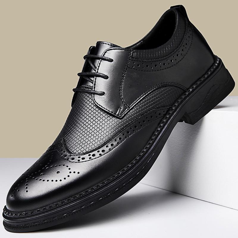 Genuine Leather Men's Casual Shoes Luxury Shoes Men Oxford Shoes High Quality Male Wedding Dress Footwear New Business Sneakers