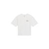 Dreams Spill Cotton Round Neck Short Sleeve Drop Shoulder T-Shirt Women T-Shirt VN000WSSFS8