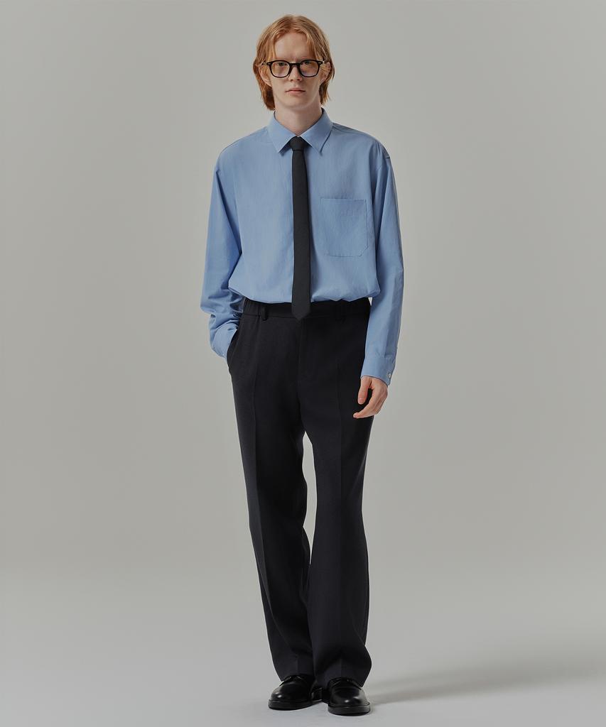 MINDBRIDGE [Couture] Wide Ribbed Elastic Waist Pants Mypt6171