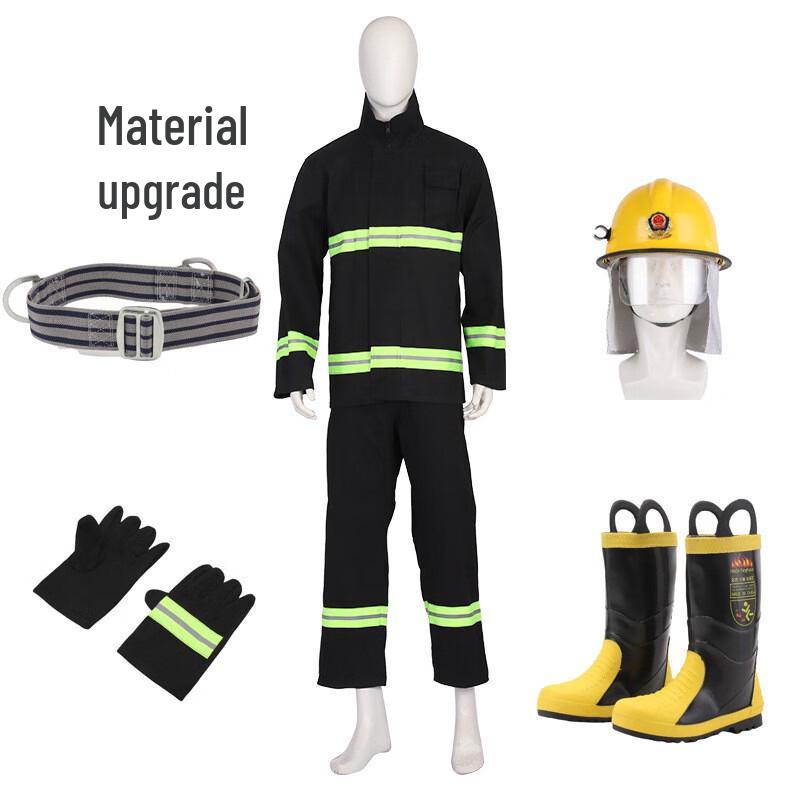 OLOMM Thickened Detachable Firefighting Suit XL