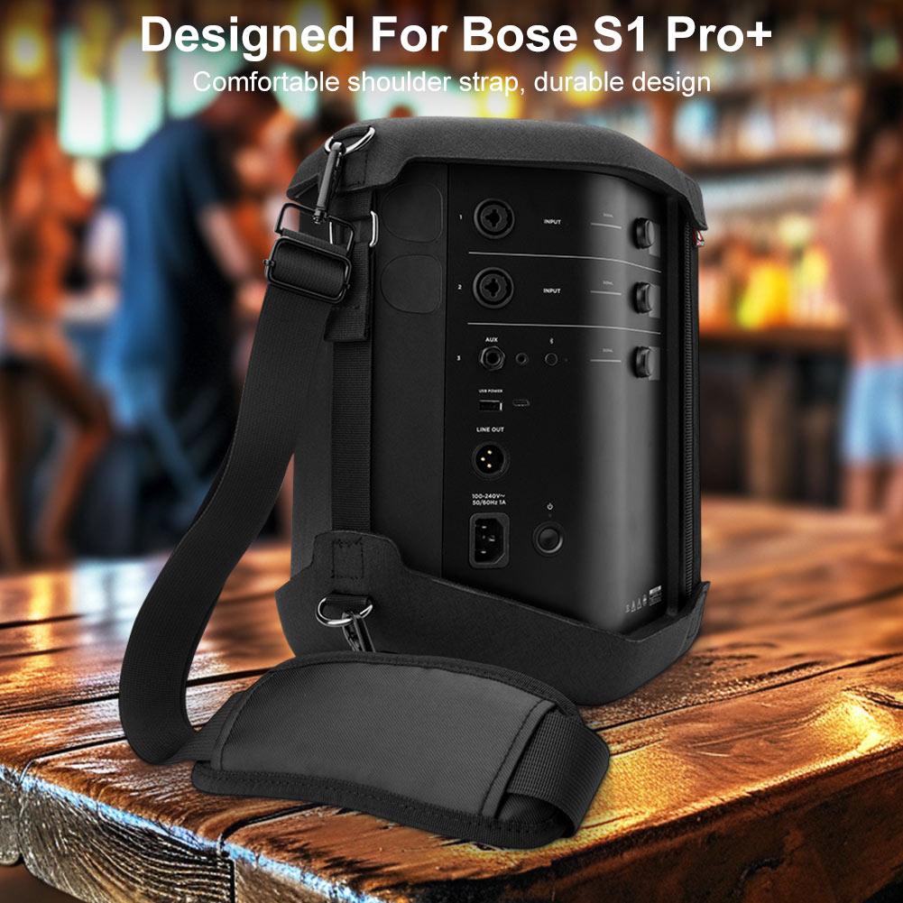 Carrying Case EVA Travel Bag Speaker Case for Bose S1 PRO+ Portable BT Speaker Dustproof Cover with Shoulder Strap