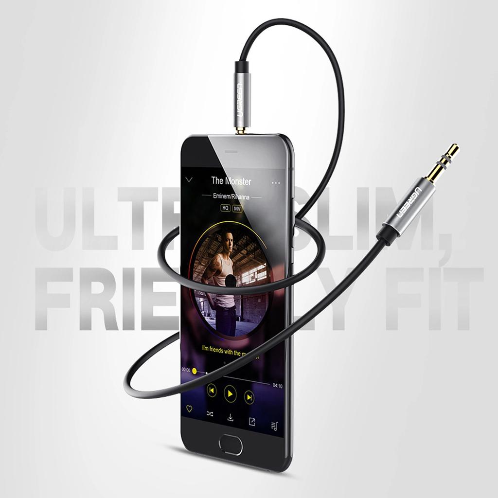 AUX Mini Jack Audio Cable 3.5mm 3m - Black