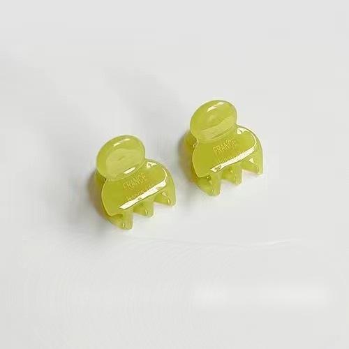 2 Pièces/Paire Mini 2cm Acétate Petites Pinces à Cheveux Épingles Latérales Acétate Crabs à Cheveux pour Filles Barrette Mignonne Clips Accessoires Cheveux Femmes