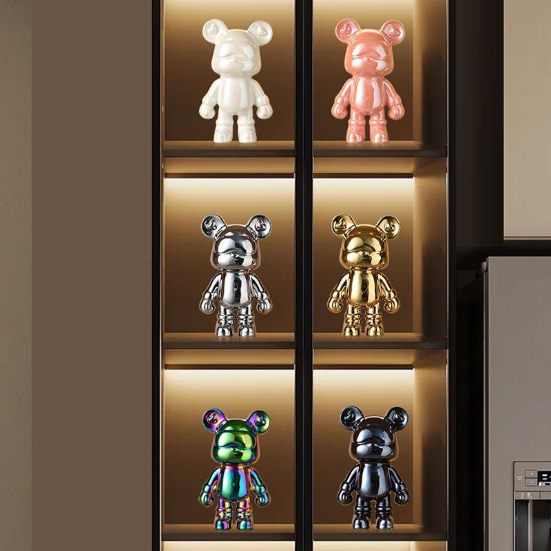 Trendy Beer Figuur Spaarpot - Creatieve Cartoon Decoratie voor Moderne Woonkamers