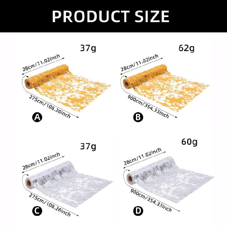 Elegant Gold and Silver Meshes Fabric Roll For Enhancing Event Ambiances Suitable For Wedding And Party Decorations