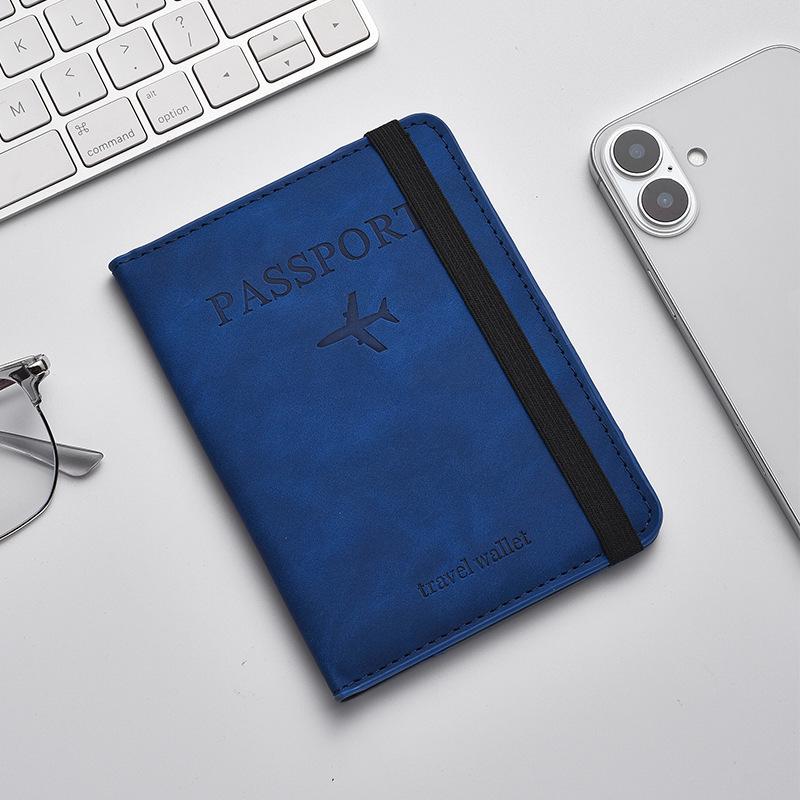 Multi-Functional Travel Wallet: Passport, Ticket, and Document Holder with Anti-Skimming Protection