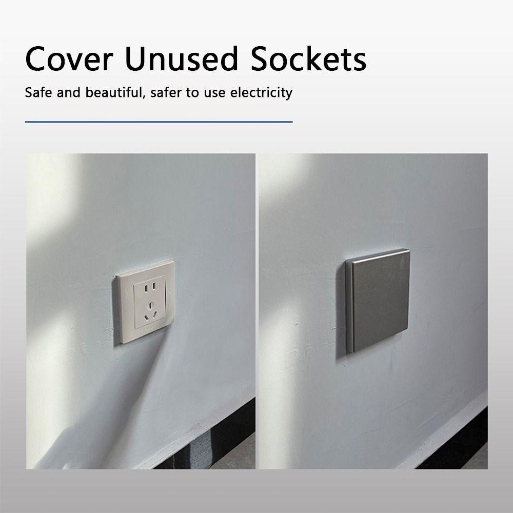 Home Hardware ABS Switch Cover Ultra-thin 86 Type Blank Panel Cover Panel Decor Cover