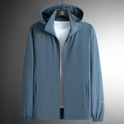 Großer Herrenmantel Herbst und Winter Outdoor Bergsteigeranzug Wasserdicht Winddicht Warm Jacke Jacke