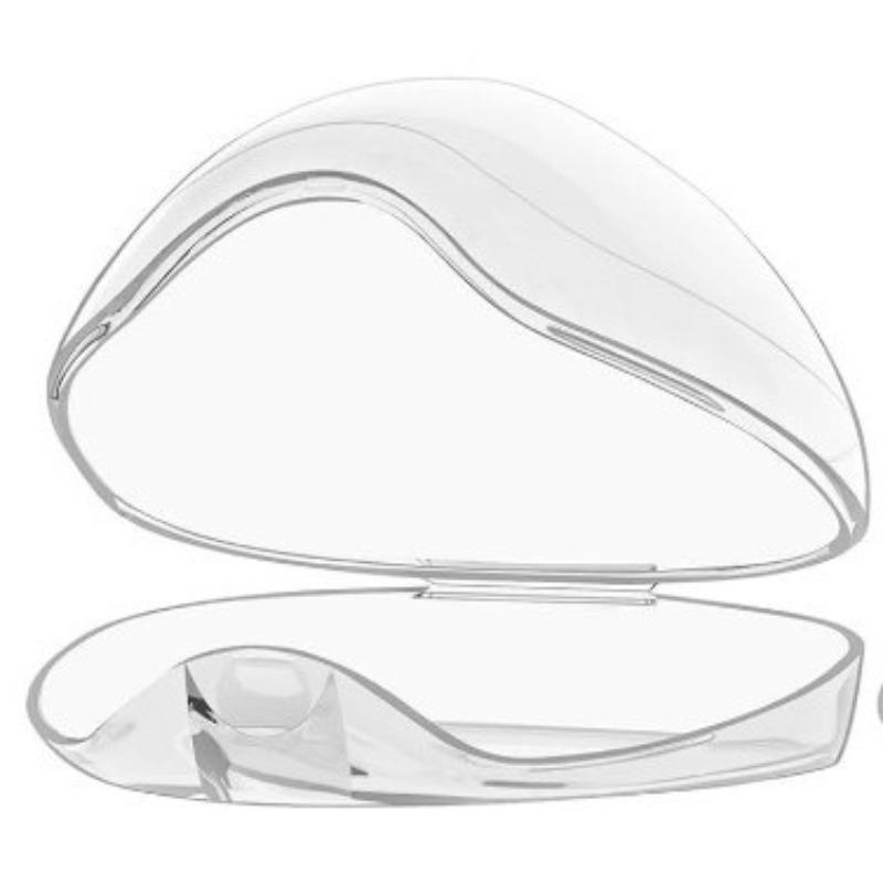 Premium Clear Pacifier Storage Case - BPA-Free Transparent Travel Soother Holder with Secure Lock Lid, Baby Essential Organizer