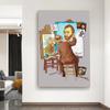 Retro Van Gogh Triple Self-Portrait Canvas Paintings Posters and Prints Wall Art Pictures for Living Room Decoration Cuadros