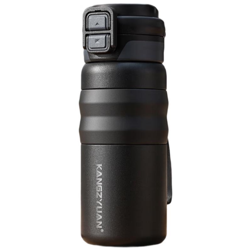 KANGZYUAN 316 Stainless Steel Insulated Dual-Drink Sports Water Bottle