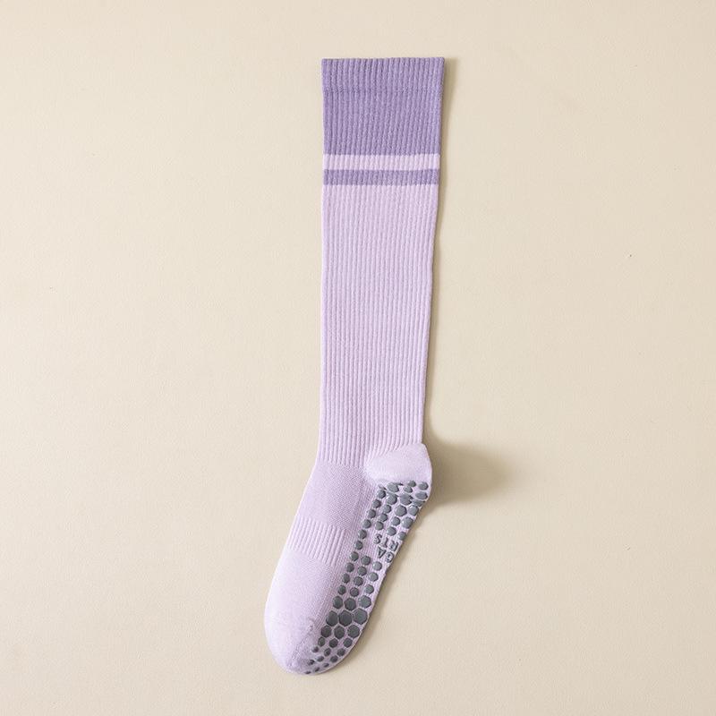 Women's Kinesiology Compression Calf Socks for Yoga, Pilates, Running, and Fitness