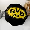 Borussia Dortmund Theme Automatic Umbrella, Lightweight & Portable, 8 Rib, Perfect for Outdoor Travel, Birthdays, Christmas, Gifts.