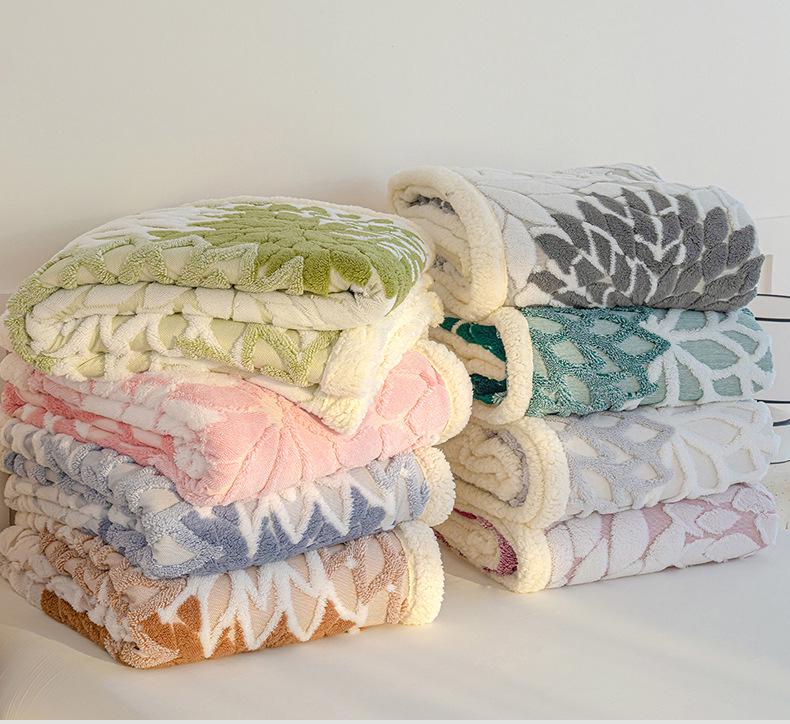 Kationische Jacquard Lammwolle Doppellagige Bürodecke