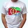 Eritrea vlag wit kinder jongens T-shirt moderne top Afrika tee kunst design alle maten