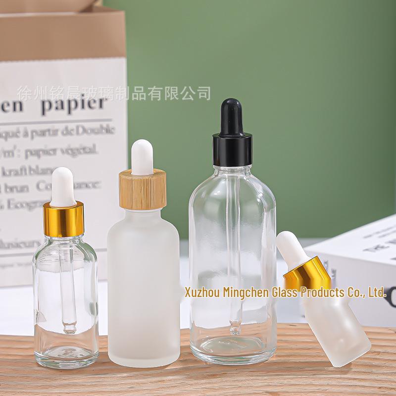 Clear Glass Dropper Bottle for Essential Oils and Skincare Serums