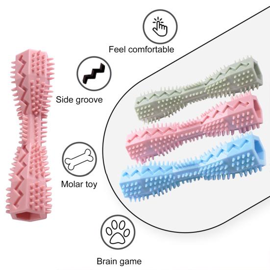 Yousheng Teeth Molar Toys Comfortable To Touch Bite Resistant Portable Pet Dogs Molar Stick Toy Dog Birthday Gift