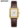 Orologio da Commute Quadrato al Quarzo Moda Retro Coreana da Donna Sanda