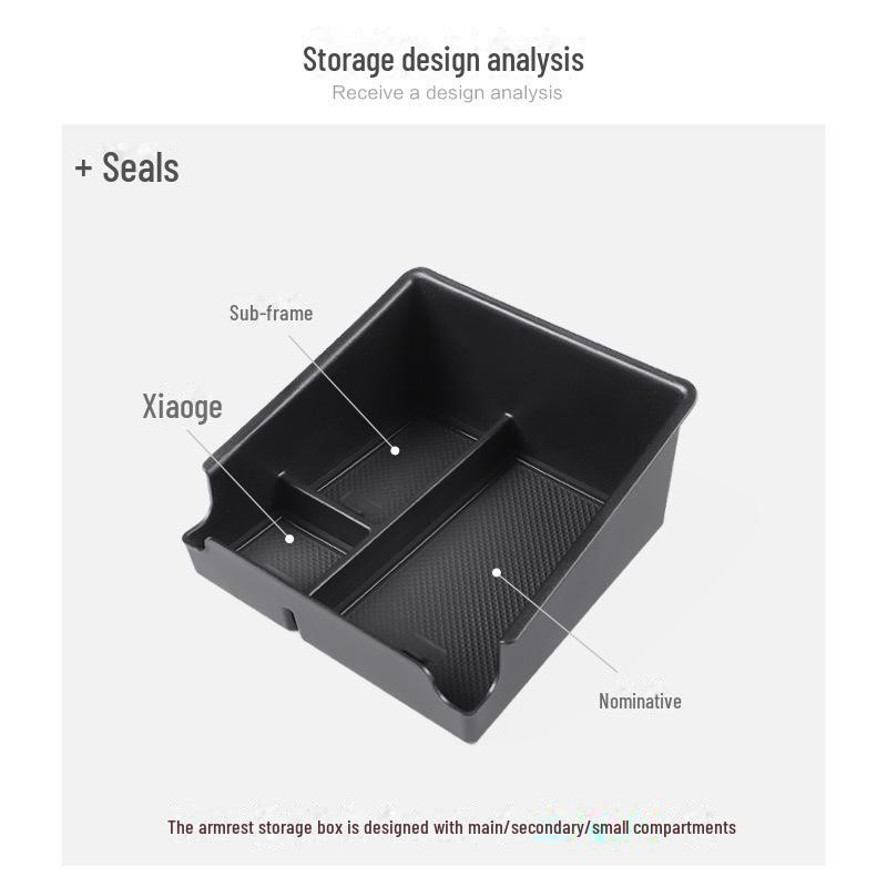 

Центральный отсек для хранения вещей в подлокотнике BYD 22 Seal