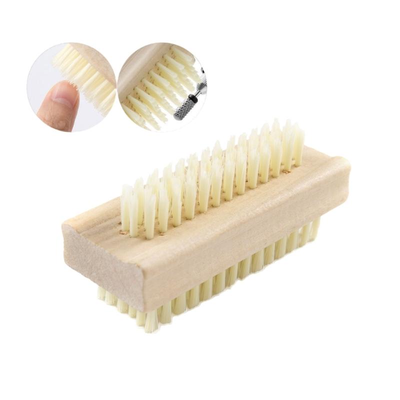 

Эргономичный дизайн кисти для ногтей Комплексные аксессуары для маникюра и нейл-арта для эффективной чистки и скрабирования ногтей