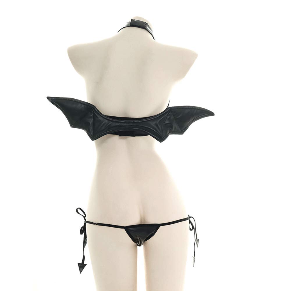 Sexy Demon PU Super Devil Maid Extreme Cosplay Halloween Cosplay [SENMHS] Lingerie, Devil, Witch, Vampire, Costume, Leather, Sexy, Moe, Sexy,