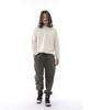 Seinteukeulu Two-Layer Wide Cargo Jogger Pants W2-308J Khaki