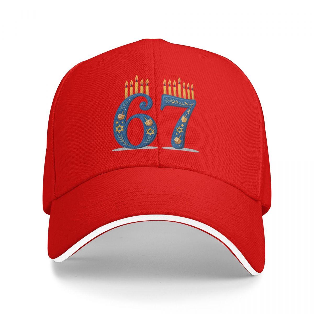 Baseball Caps Funny Six Seven  Meme Sarcastic Hanukkah Chanukah Retro Customized Unisex Women Outdoor Spring Caps One Size