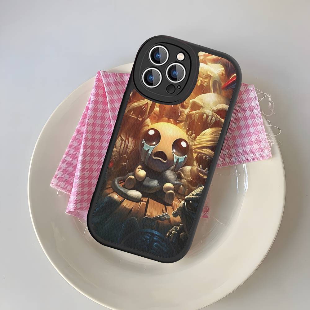 Game The Binding Of I-Isaac For IPhone 16 15 14 13 12 11 Pro Max Plus Shockproof Leather Soft Phone Cover