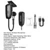 2.4G Wireless Musical Instruments Microphone 30M Range Clip-on Saxophone Microphone System Multi-Purpose Instrument Condenser Pick Up Receiver