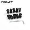 10Pcs M5X15mm Windshield Windscreen Bolts Fairing Screw Nut Fastener For Suzuki GSXR GSX-R600 750 1000 HONDA BMW KAWASAKI SUZUKI