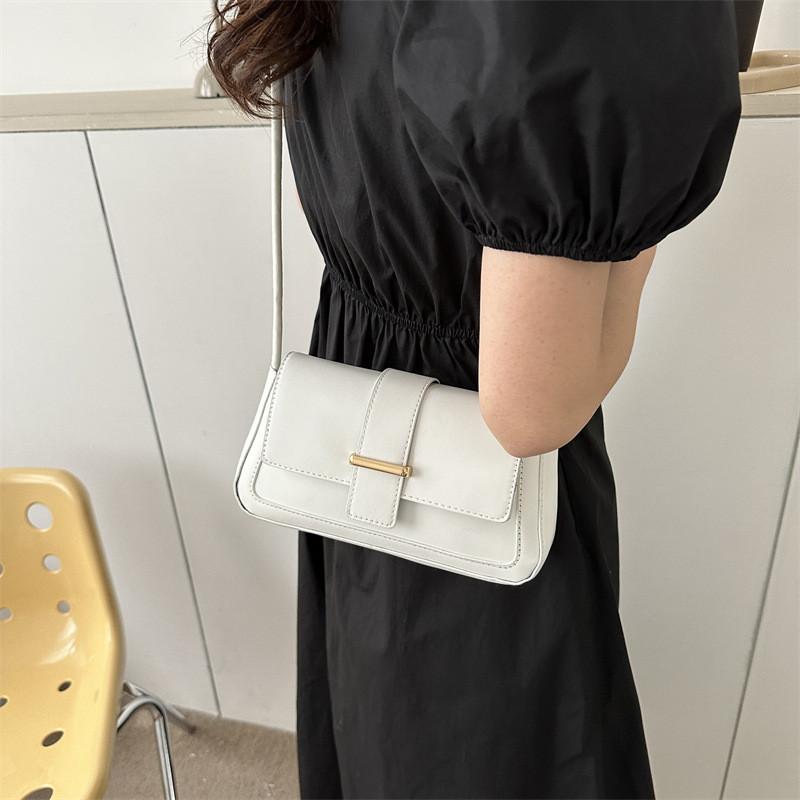 Chic Small Square Handbag Stylish Pu Leather Tote Bag For Trendy Autumn Fashion