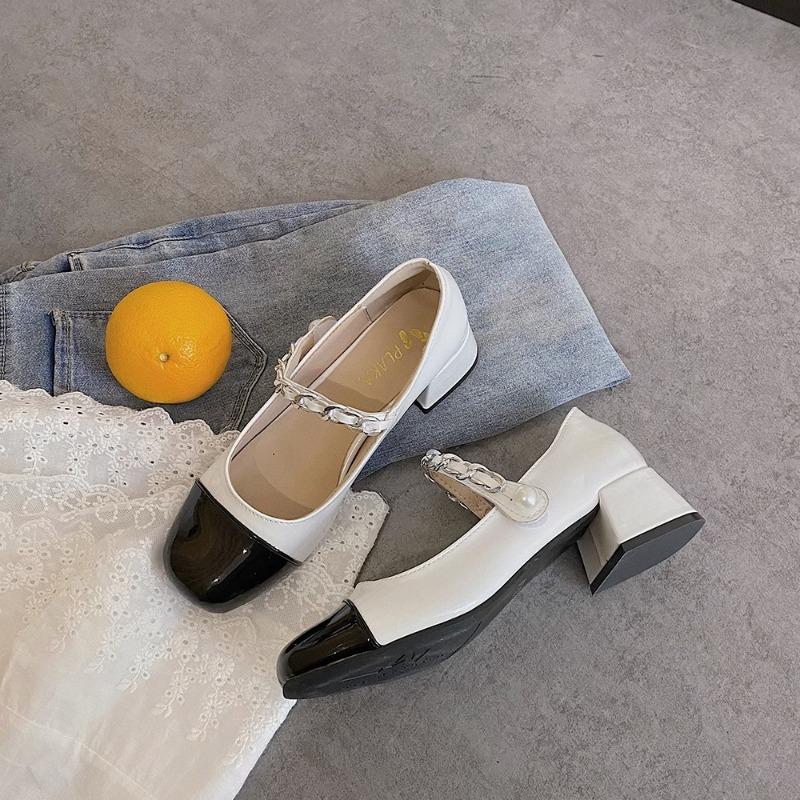 Fashion Shoes for Women Women's High Heels Summer Buckle Strap Office and Career New Metal Decoration High Heels Zapatos Mujer