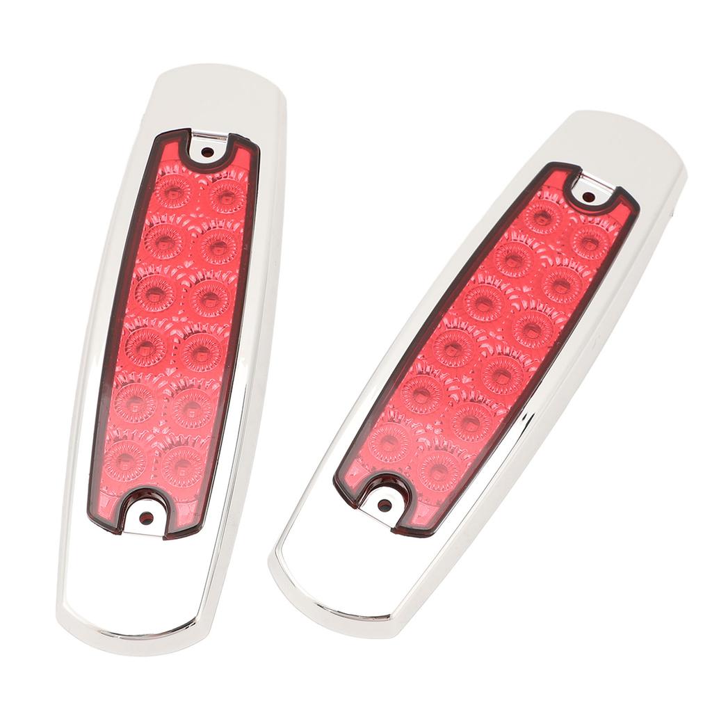 10PCS 12LED Side Marker Lights High Brightness Brake Tail Lights 12 to 24V Warning Lights for Truck Trailer