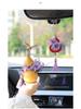 Lu Yi Handmade Eternal Flower Fortune and Prosperity Car Hanging Pendant - Chinese Style New Year Blooming Rose Gourd Decor.