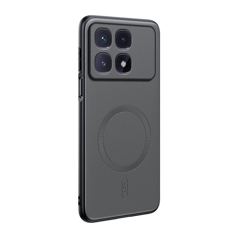 For Redmi K70 Ultra Case Magnetic Leather Shield Cover For Redmi K70 Ultra High Quality Anti-Fingerprint Non-Slip PC+TPU