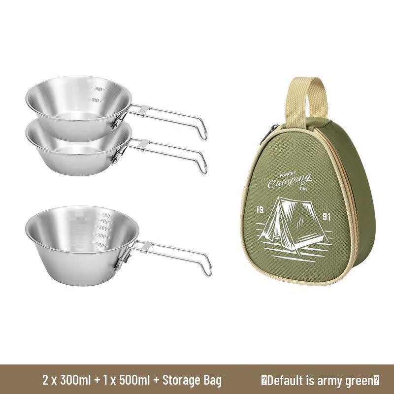 Qiwei Outdoor Portable Camping Bowl & Tableware Set