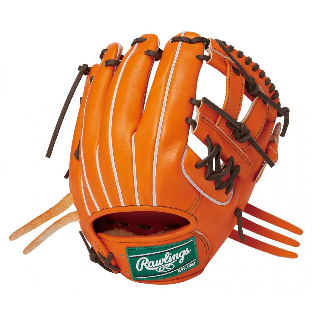 

Rawlings Adult Baseball Glove Rigid [For Infielders] HOH PREMIUM GH4FHPCK4H Orange Size 11.5 inches For right-handed throwers (left hand worn)