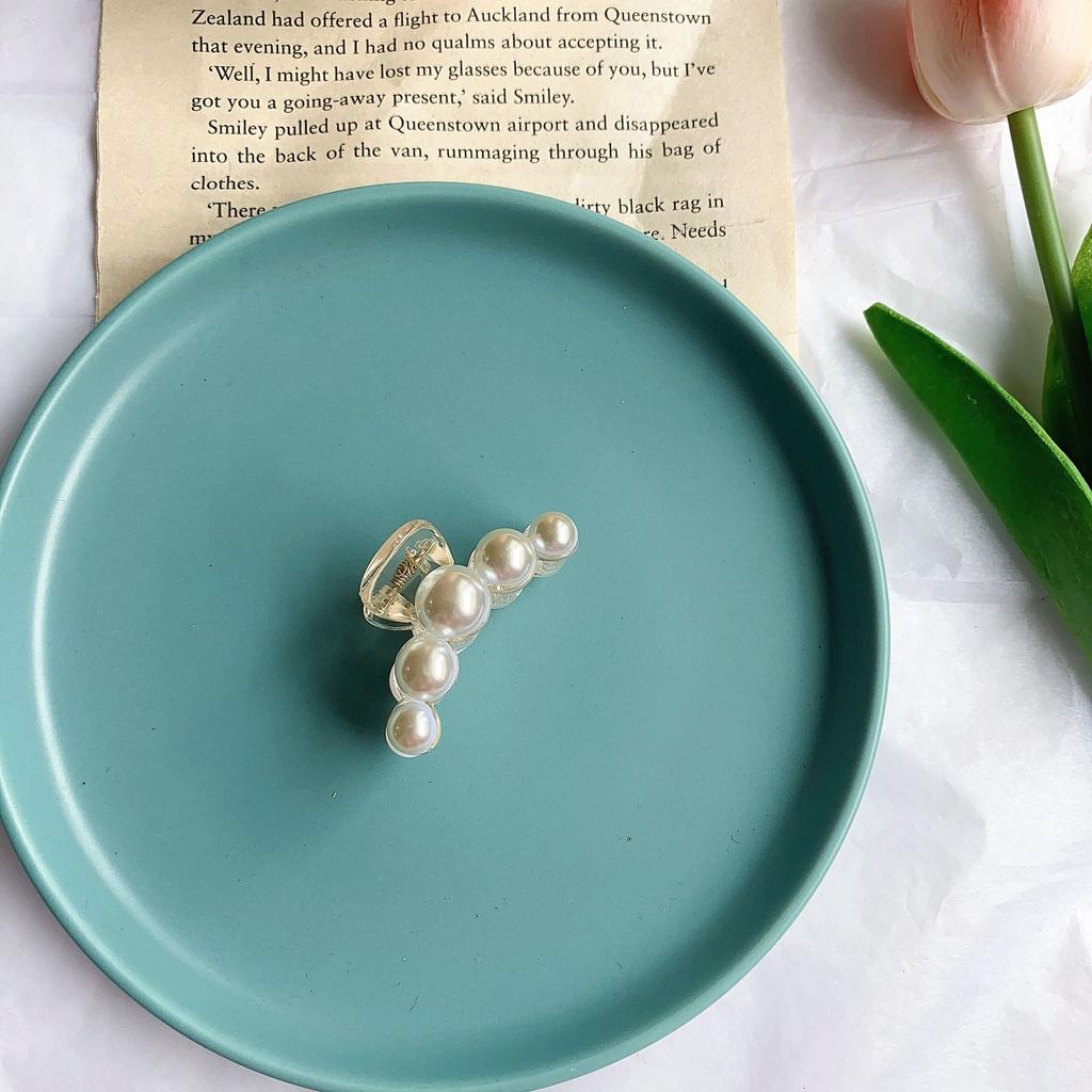 1 Pcs Fashion Minimalist Small Artificial Pearl Hair Claws For Women Girls Party Hair Accessories