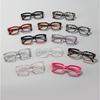 Square Anti Blue Light Glasses Men And Women Large-Frame Glasses with Transparent Lenses Simple Computer Reading Eyewear
