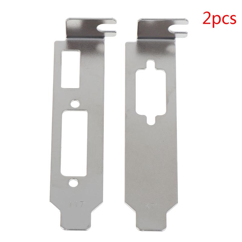 2pcs/ Set Low Profile Bracket Adapter HDMI-compatible DVI Port For Half Height Graphic Video Card Set
