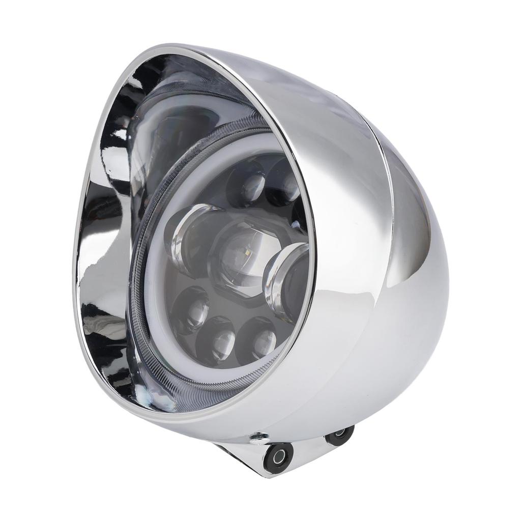 5.75" Headlight Lamp Spotlight Universal 9-Bulbs Fits For Motorcycle