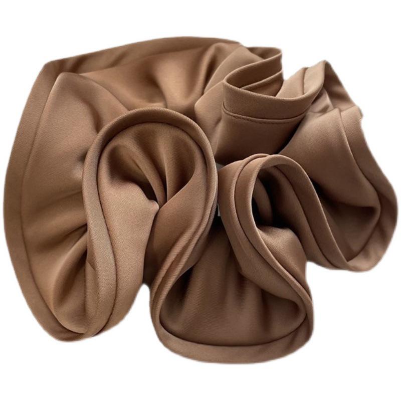 Elegantes französisches Satin-Stirnband mit Holzrand – schlichtes, stilvolles und raffiniertes Haar-Accessoire