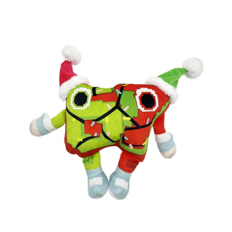 Steal A Brainrot Six Seven Plush Doll Game Christmas Hat Festive 67 Stuffed Toys Fans Peripherals Birthday Holiday Gifts Toys