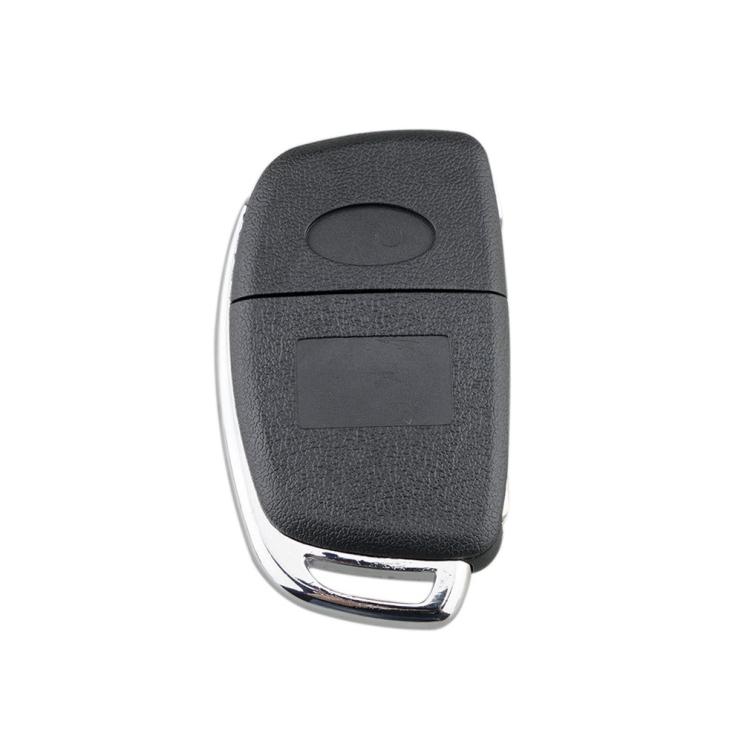 4-button Folding Car Key Shell with Metal Edge Solaris Ix35 Ix4 Santa For Hyundai Sonata 2014-2017 / Tucson 2016-2019 / Santa Fe 2013-2016