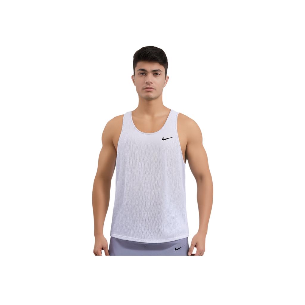 New Nike Tank Top Men's 100 White/Black HV7073-100