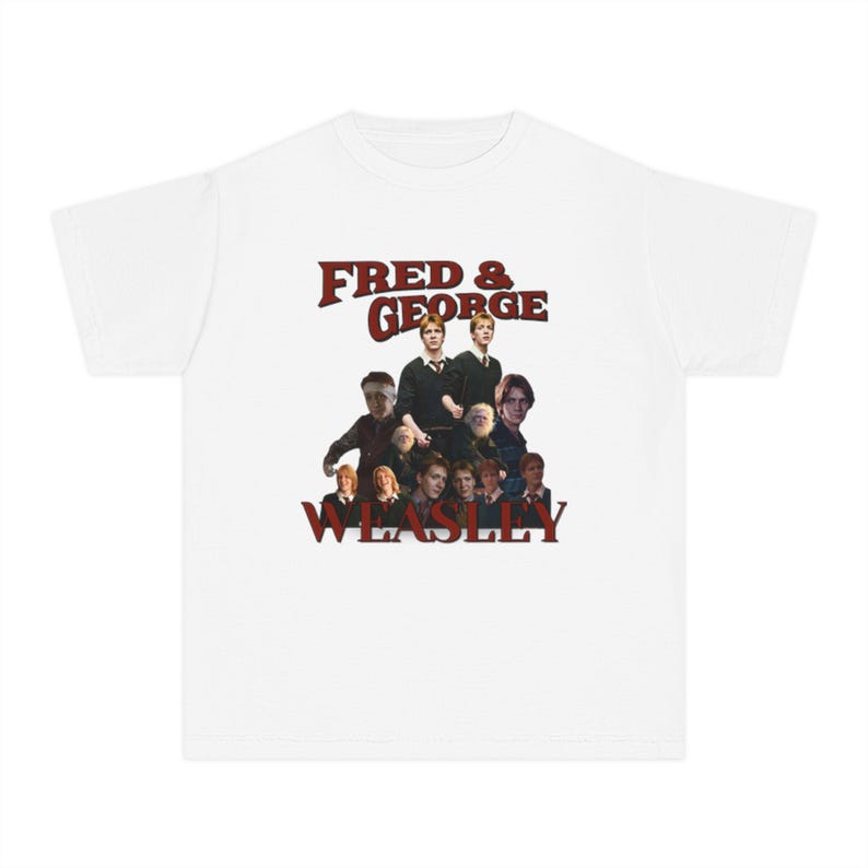 Youth Vintage Bookish Wizard Tee: 90s Graphic T-Shirt - Double Trouble 120