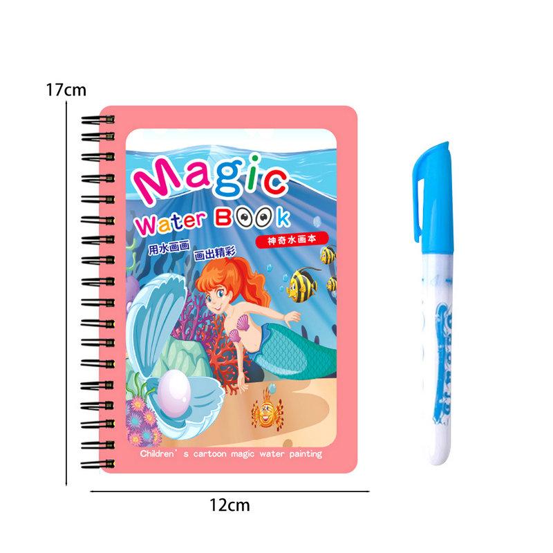 

Magical Water Painting Book, Clear Water Coloring Painting, Repeated Graffiti Book, Baby Puzzle Drawing Book, Kindergarten Toy