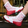 Big Size 36-47 High Top Wrestling Shoes Breathable Boxing Training Boot Shock-Absorbant Combat Sneakers Wrestling Sneakers