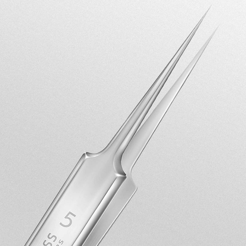 Pęsety do igieł do trądziku Lekkie zaskórniki Usuwanie pryszczów Pointed Bend